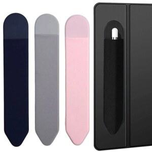 솔리드 컬러 정전식 펜꽂이 터치 스크린 펜 보호 커버 슬리브, 접착 연필 케이스, 방진 스타일러스 펜 파우치