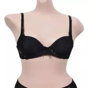 로맨틱 레이스 리본포인트 3 4컵 와이어 B컵 브라