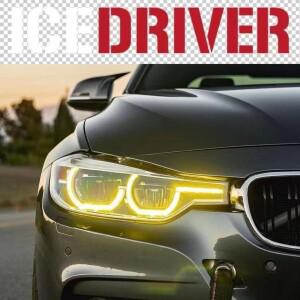 BMW 호환 3 시리즈 용 Icedriver Angel Eyes F30 DRL RGB 다색 LED 보드 F31 F34 GT 주간 주행 등 빨간색