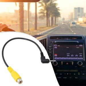 RCA 2.5mm AV 변환기 케이블 자동차 후면보기 역방향 주차 카메라 자동차 DVR GPS 태블릿 주차 지원 자동차 용품