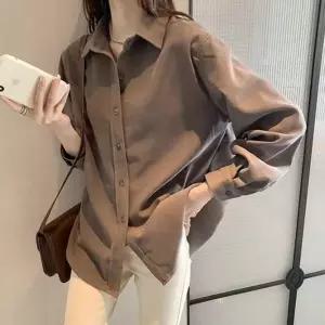 여자가을셔츠 여성셔츠 봄가을겨울 골지 코듀로이 셔츠 카라넥 출퇴근룩
