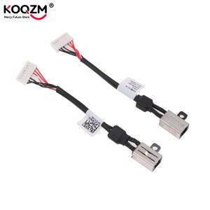 노트북 DC 전원 잭 소켓 충전 포트 케이블, 델 정밀 5510 5520 XPS15 9550 9560 9570 064TM0 교체 플렉스 케이블