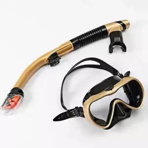 스노쿨링 물안경 성인스노쿨링 세트 고글 골드