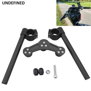 Honda Ruckus Zoomer NPS50 용 CNC 바이크 오토바이 핸들 바 개조 부품 스쿠터 블랙 알루미늄 액세서리