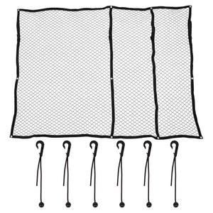 히치 늘어남, 있는 루프탑 네트 6개의 트럭 번지 침대용 네트, 캐리어, 록랜드 듀티 6.75인치까지 9.75피트 x 후크가 캐리어용 메시 헤비 6.5피트 스퀘어 카고 4.5인치, 픽업 베드