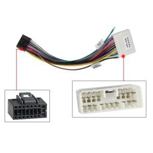 MEKEDE 자동차 오디오 라디오 16PIN 배선 하네스 어댑터 쌍용 시보레 스파크 파워 Calbe 플러그 헤드 유닛 하네스 # CA6386