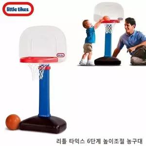 리틀타익스 농구대 612329P 6단계높이조절 아기장난감