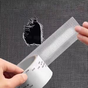 5x200cm 방수 창 화면 수리 테이프를 적용하기  모기를 유지하십시오. 곤충 방지 자체 접착 메쉬 패치