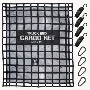 스트랩으로 적재를 가능한 카고 트럭 안전한 - 픽업 블랙 4개의 x 듀티 6.75피트 ATV용 헤비 8피트 랙, 네트 메시 신축성 위한 트레일러, 침대 조절 토러스 루프