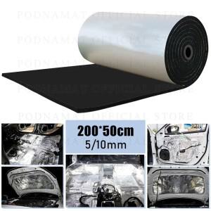 자동차 후드 엔진 열 차단 매트 방음 폼 소음 200x50cm 510mm