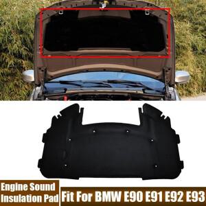 자동차 후드 엔진 사운드 단열 코튼 패드 BMW 호환 E90 E91 E92 E93 323i 용 방음 열 매트