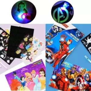 디즈니 마블 어벤져스 프린세스 대형 야광 드로잉보드