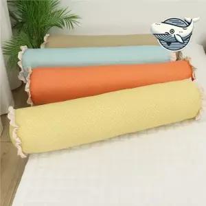 부드러운 도깔끔한트프릴 긴베개 포근한 원형 롱쿠션