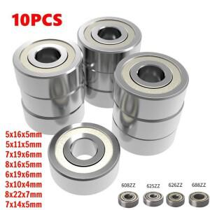 소형 베어링 685zz 608z 625ZZ 10 개 조용한 깊은 홈 미니 소형 볼 스케이트 보드 스쿠터용 탄소강
