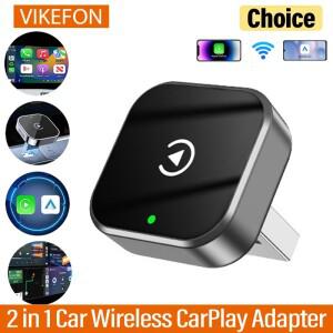 2025년 업그레이드 무선 카플레이 어댑터 유선 미니 소형 USB 디자인으로 자동차 내장 apple 호환 변환