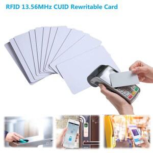 13.56Mhz RFID CUID 키 태그 카드 암호화 호텔 키 카드 블록 0 NFC Andriod MCT 복사 복제 중복 잠금 키 쓰기 가능