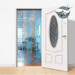 대나무 현관견고한 비닐 커튼 방충 기능 수명 긴