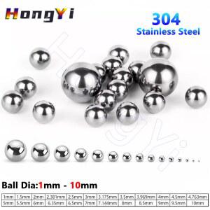 304 스테인레스 스틸 솔리드 부드러운 라운드 볼 1mm 2mm 3mm 4mm 5mm 6mm 7mm 8mm 9mm 10mm 정밀 베어링 롤러 비즈