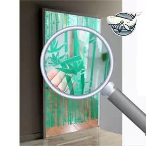 자연 친화적견고한 대나무 파리차단 커튼 방충 역할