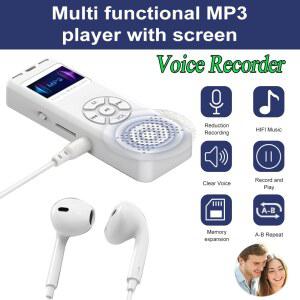 휴대용 MP3 플레이어 전문 딕타폰, WAV 녹음, HiFi 음악 플레이어, MP3 워크맨 내장 스피커, 음성 녹음기, FM 라디오