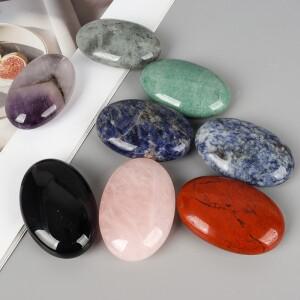 6*4 cm 비누 돌 천연 석영과 미네랄 손으로 조각 한 뜨거운 마사지 도구 크리스탈 공예 치유 홈 장식