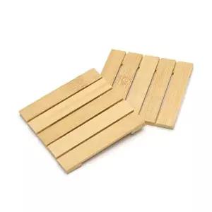 [이케아]고품질 STRANDFLOKA 스트란드플로카 대나무 컵받침 2P 주방 WFHPZ50