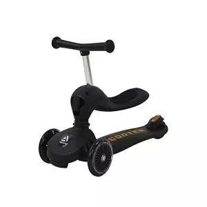 [파파스토이]알파카 퍼스트 킥보드 2in1 탈부착식 블랙 어린이 유아 씽씽이 붕붕카