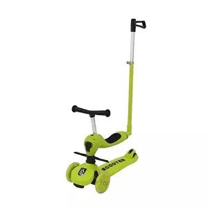 [파파스토이]알파카 퍼스트 킥보드 3in1 탈부착식 그린 어린이 유아 씽씽이 붕붕카 (부모조향핸들바 포함)