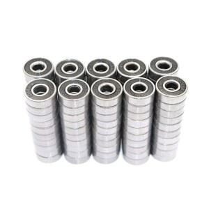 FGen 100pcs 저소음 모터 전용 608RS 스케이트보드 베어링 핑거팁 자이로 특수