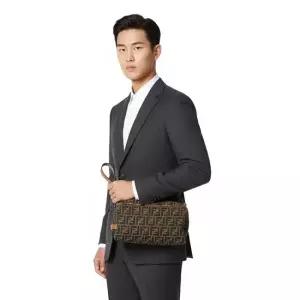 FENDI 25FW FF JACQUARD FABRIC CASE  7N0141 ALWK F1HRM)