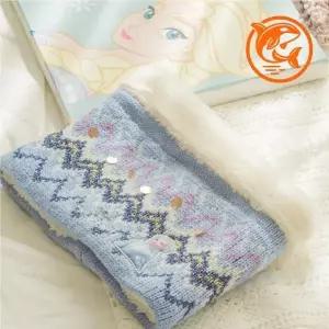 ( )겨울용 따뜻한 털 넥워머 아동용 목도리 겨울 액세서리