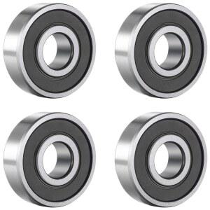 4Pcs 1630-2RS 딥 그루브 볼 베어링, ID 3/4