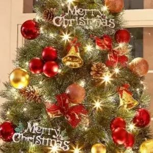 ( )골든벨 240cm 카페 교회 오너먼트 트리 크리스마스 성당 장식세트 식당 학원 어린이집 업소 유치원