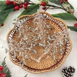 ( )트리 어린이집 학원 세트 크리스마스 4p 오너먼트 유치원 업소 골드 교회 식당 성당 나뭇가지 카페