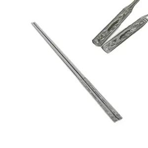 고품질 업소용 인삼무늬 젓가락 스텐24종 식당 한식 WFHQ0BF