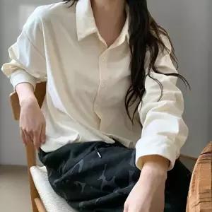 [신상오픈런]|CHH41EB|여성 기본 무지 코듀로이 셔츠 숏 남방