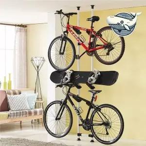 [하프클럽/셀러허브_여성트랜드패션]자전거 스탠드 다목적 거치대 공간 3단