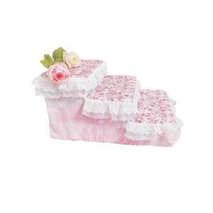 애견 계단 소형견 탈부착 원목 침대 계단 강아지 사다리