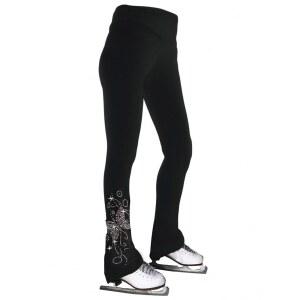 트레이닝복에 적합한 플리스 펜타그램을 착용한 소녀 및 여성용 조이캔 피겨 스케이팅 팬츠