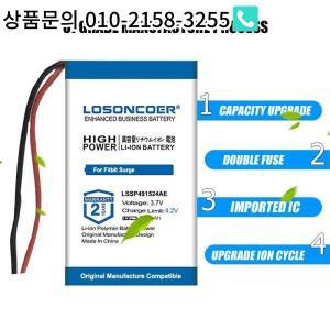 250mAh 0 사이클  LSSP 491524 Fitbit Surge 스마트 워치 배터리 충전식 팩 교체용 AE