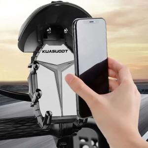 바이크 오토바이 자전거 휴대폰 핸드폰 거치대 회전 가능 충격 방지 내비게이션 방수 차양 라이딩 폰 마운