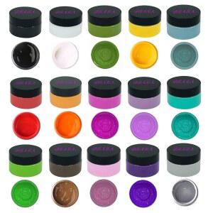 DGAGA 1.76 OZ*15 색 스텐실용 초크 페이스트, 공예용 스크린 인쇄 DIY 공예 페인트 키트 아트 용품 가정용 장식 목재 가구 칠판 천 잉크