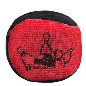 톤가스 마이크로파이버 울트라 드라이 볼링 그립볼, 마이크로파이버 볼링 그립백, 손용 볼링 파우더백 - 블랙 & 레드