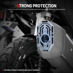 모터사이클 ADV350 2021-2025 배기 가드 파이프 테일 엔드 장식 커버 알루미늄 혼다