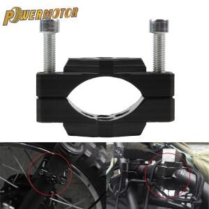 범용 32-54mm 바이크 오토바이 핸들 바 클램프 스포트라이트 턴 라이트 용 범퍼 마운트 브래킷 수정 액세서