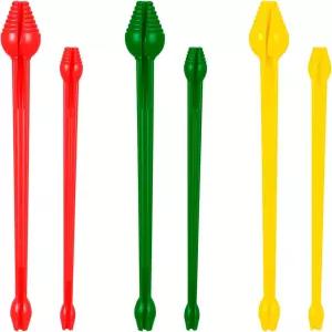 낚시 도구 액세서리를 위한 6개의 물고기 갈고리 제거 스넬링 디스고거 플라스틱 언훅 추출 2가지 다른