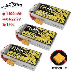 새로운 TATTU R-LINE 3.0 6S 22.2V Lipo 배터리 1400mAh 120C RC 헬리콥터 쿼드콥터 FPV 레이싱 드론 부품