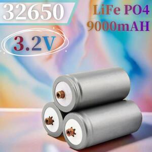 2024new32650 9000mAh 3.2V lifepo4 충전식 배터리 전문 리튬 철 인산염 전원 (나사 포함) 1-10PCS