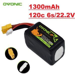 RC 헬리콥터 쿼드콥터 FPV 레이싱 드론 부품용 LIPO 배터리 업그레이드 120C 6S 1300mAh 22.2V