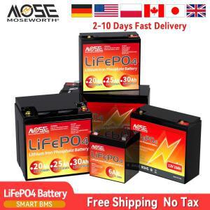 어군 탐지기 조명용 빌트인 BMS 리튬 보조베터리 배터리 EU 주식 12V 6ah 30Ah LiFePO4 팩